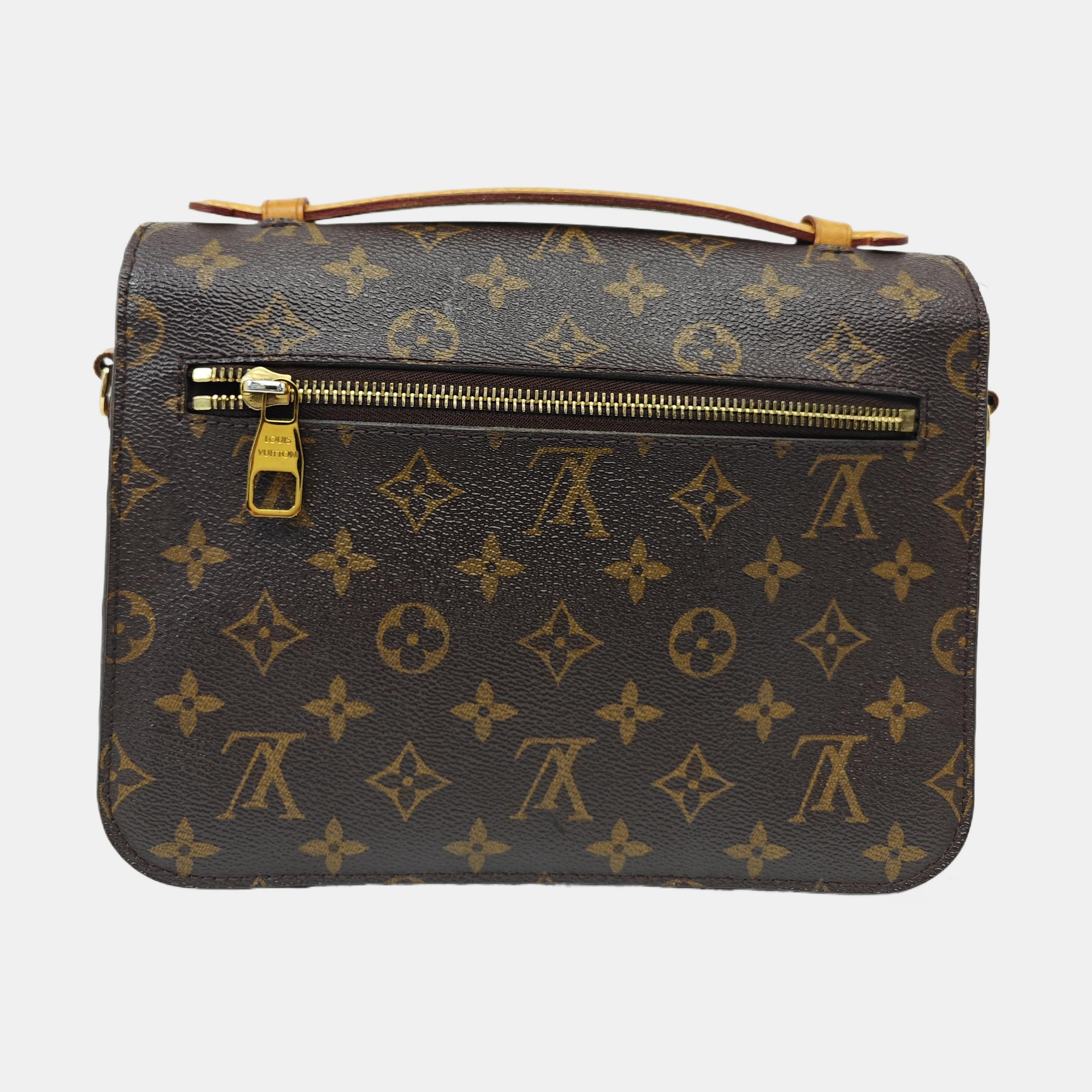 MÉTIS MM Monogram Coated Canvas Brown