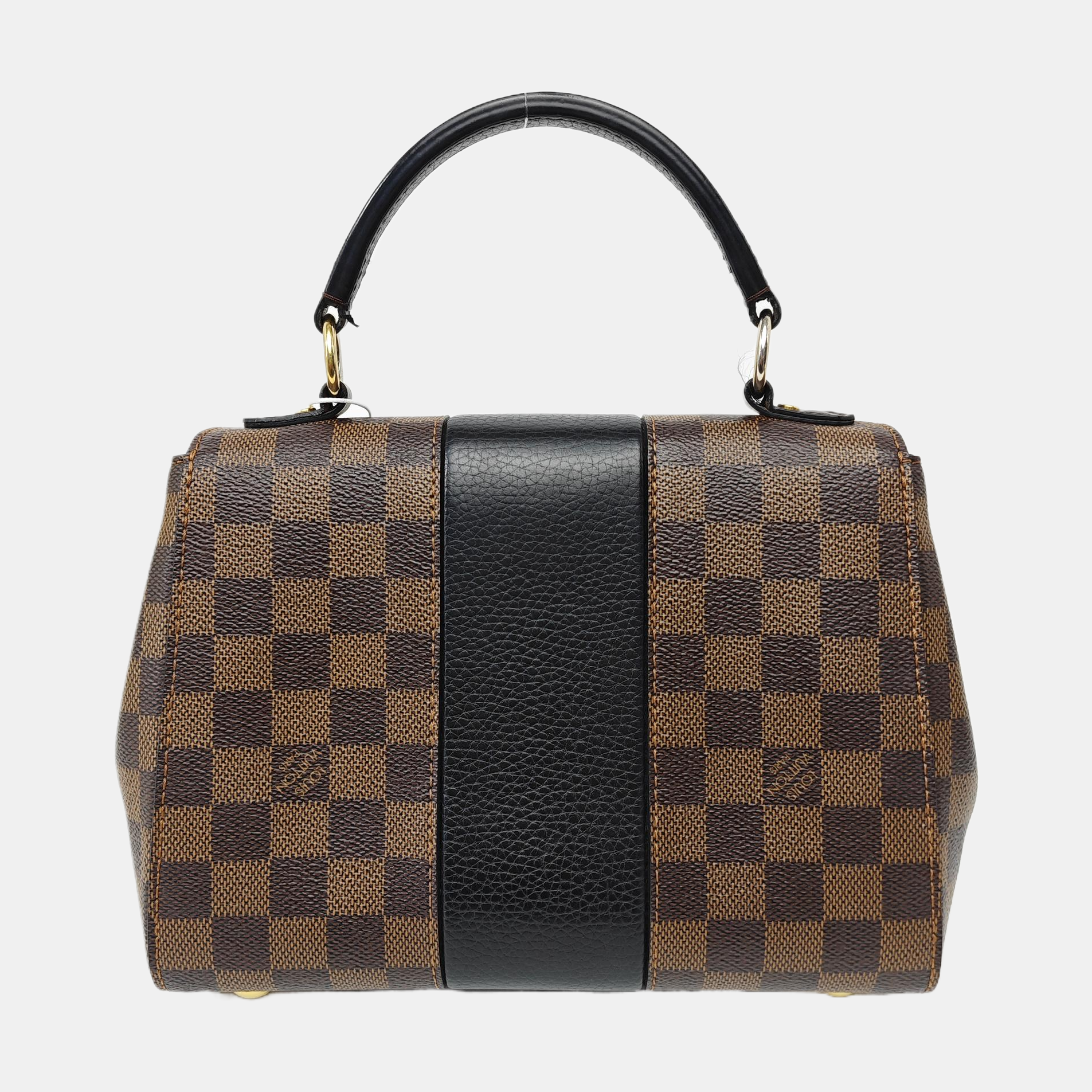 BOND STREET BB Damier Ebene Coated Canvas Brown