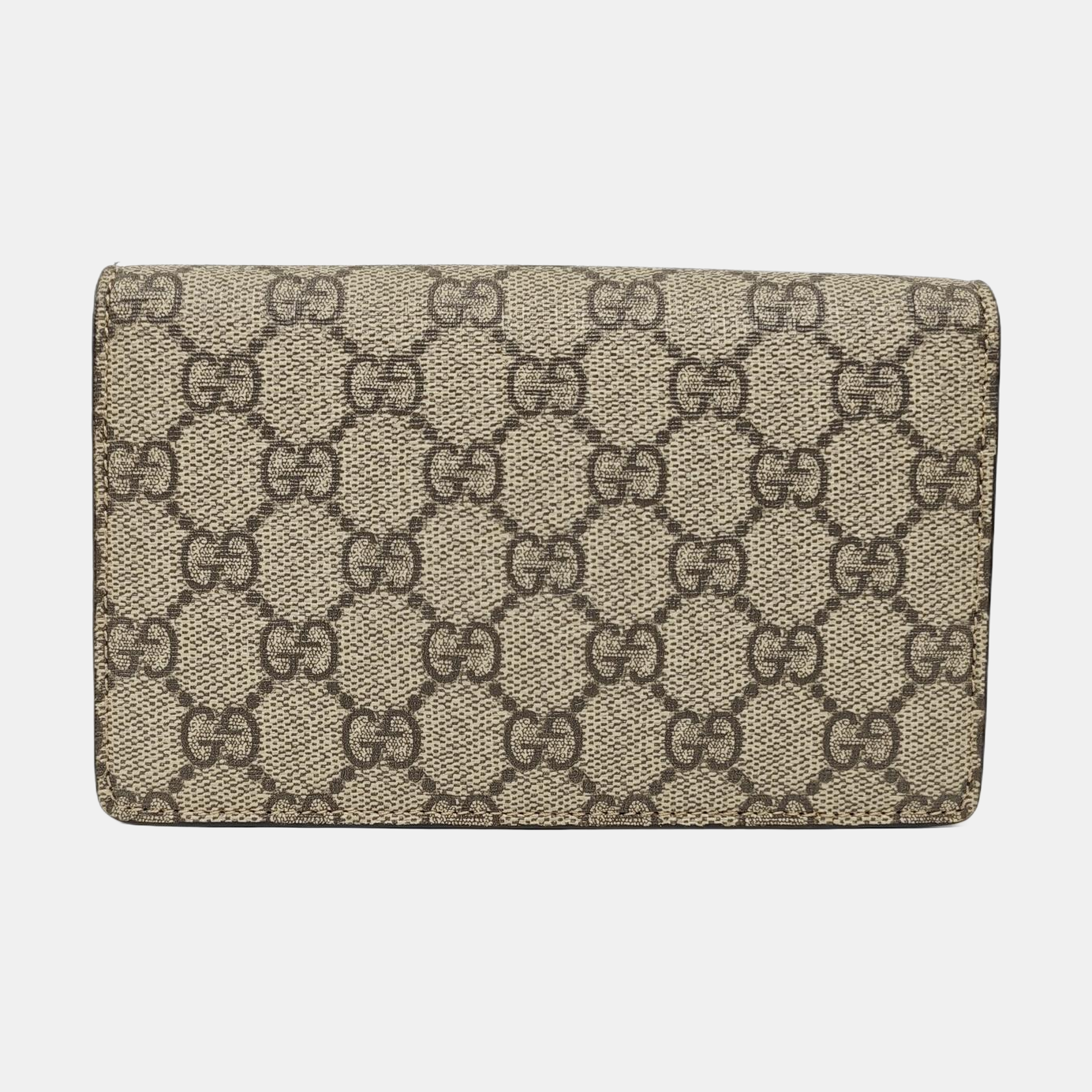 GG Supreme Mini Monogram Coated Canvas Beige