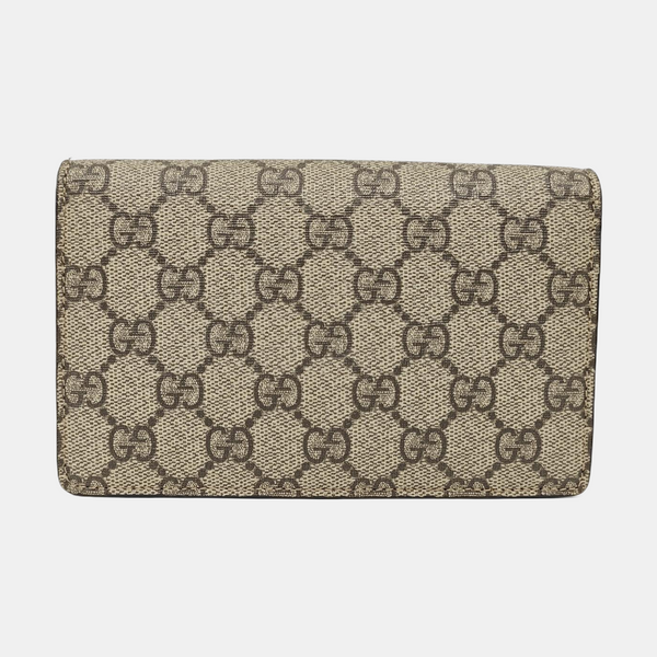 GG Supreme Mini Monogram Coated Canvas Beige