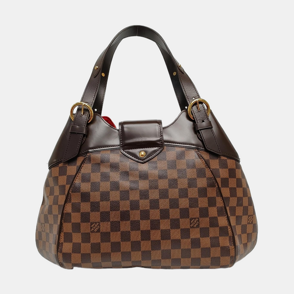 SISTINA GM Damier Ebene Coated Canvas Brown