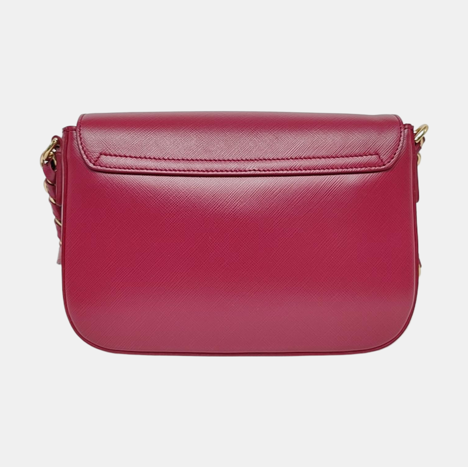 Authenticated pre-owned  Gancini Calfskin Burgundy - Shoulder Bag at Looply