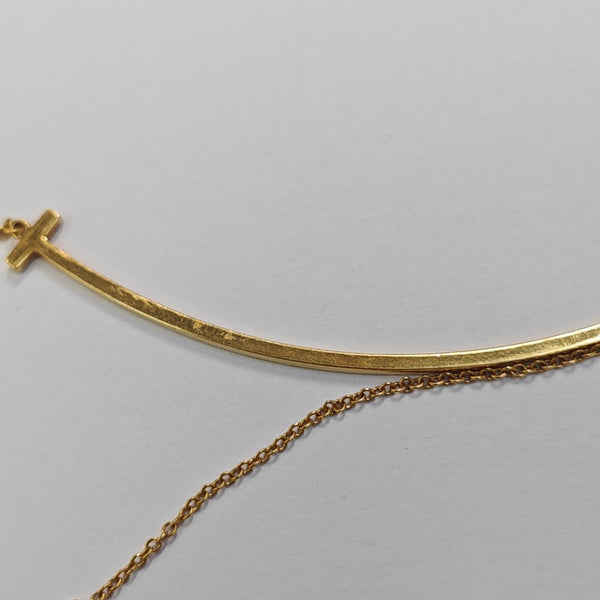Tiffany T 18k Gold Necklace