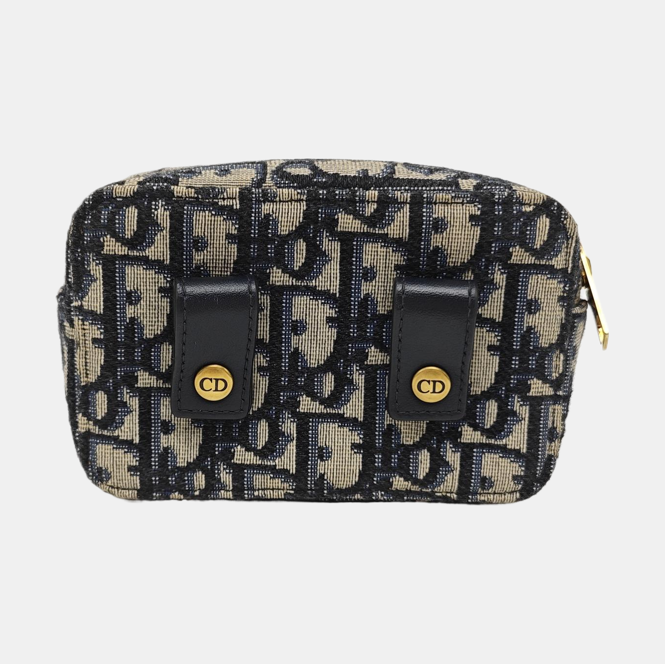 Oblique Canvas Belt Bag Beige