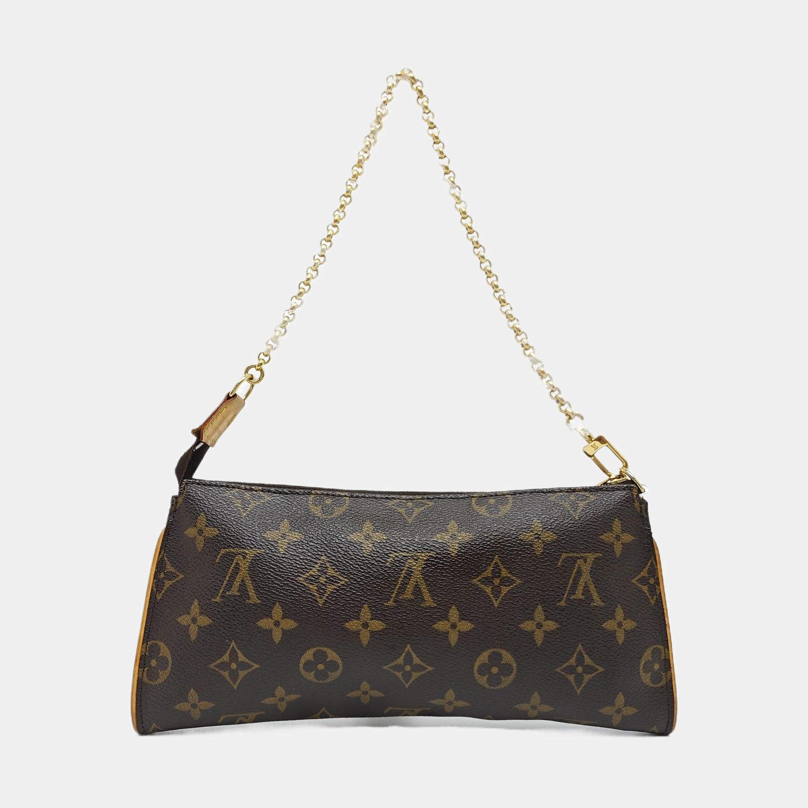 EVA Monogram Coated Canvas Brown