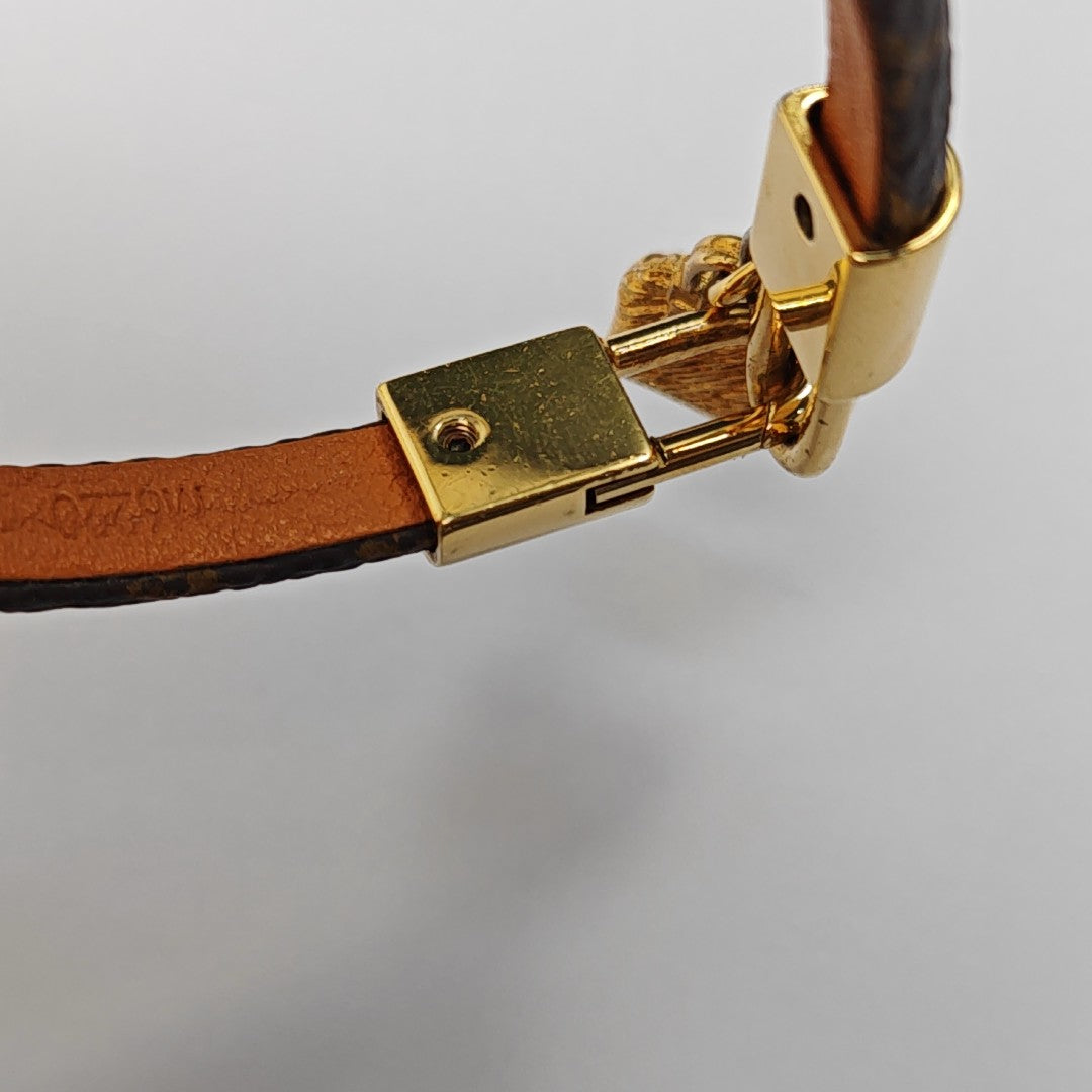 ALMA Leather Brown Bangle