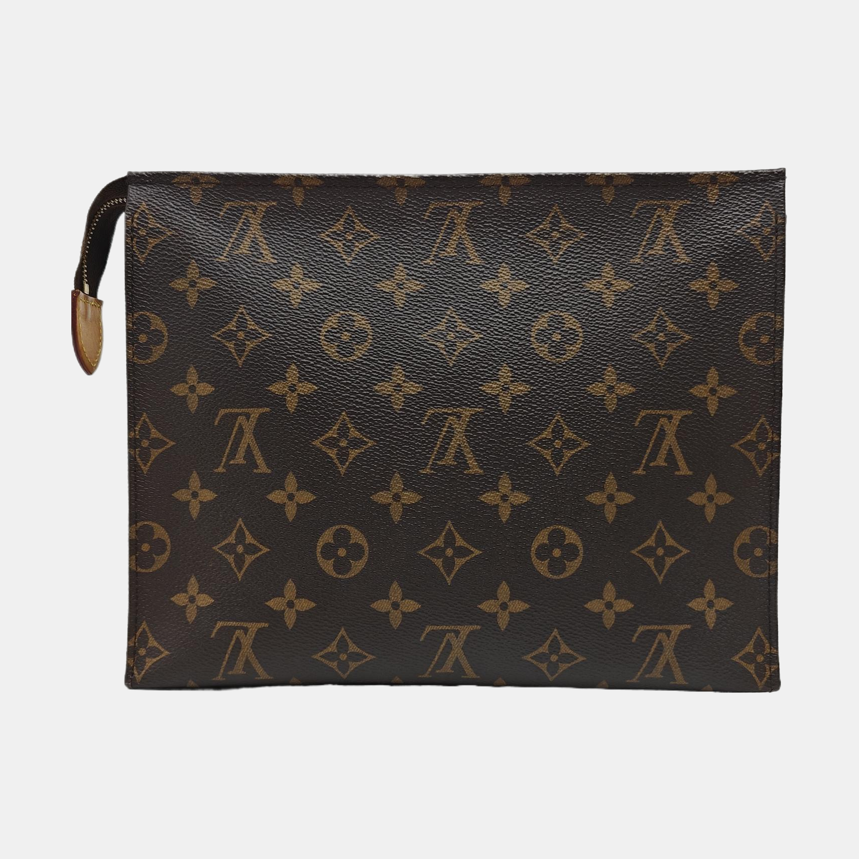 TOILET POCKET 26 Monogram Coated Canvas Brown
