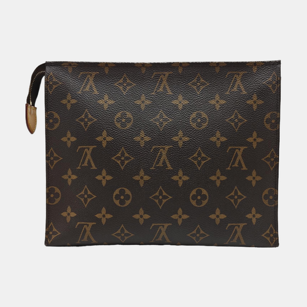 TOILET POCKET 26 Monogram Coated Canvas Brown
