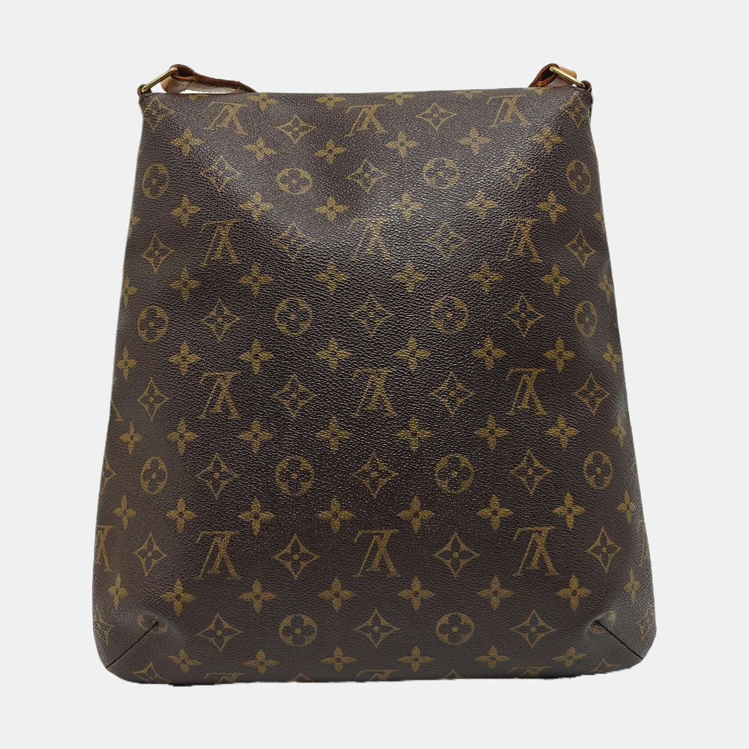 MUSETTE TANGO Lona Revestida con Monogram Marrón