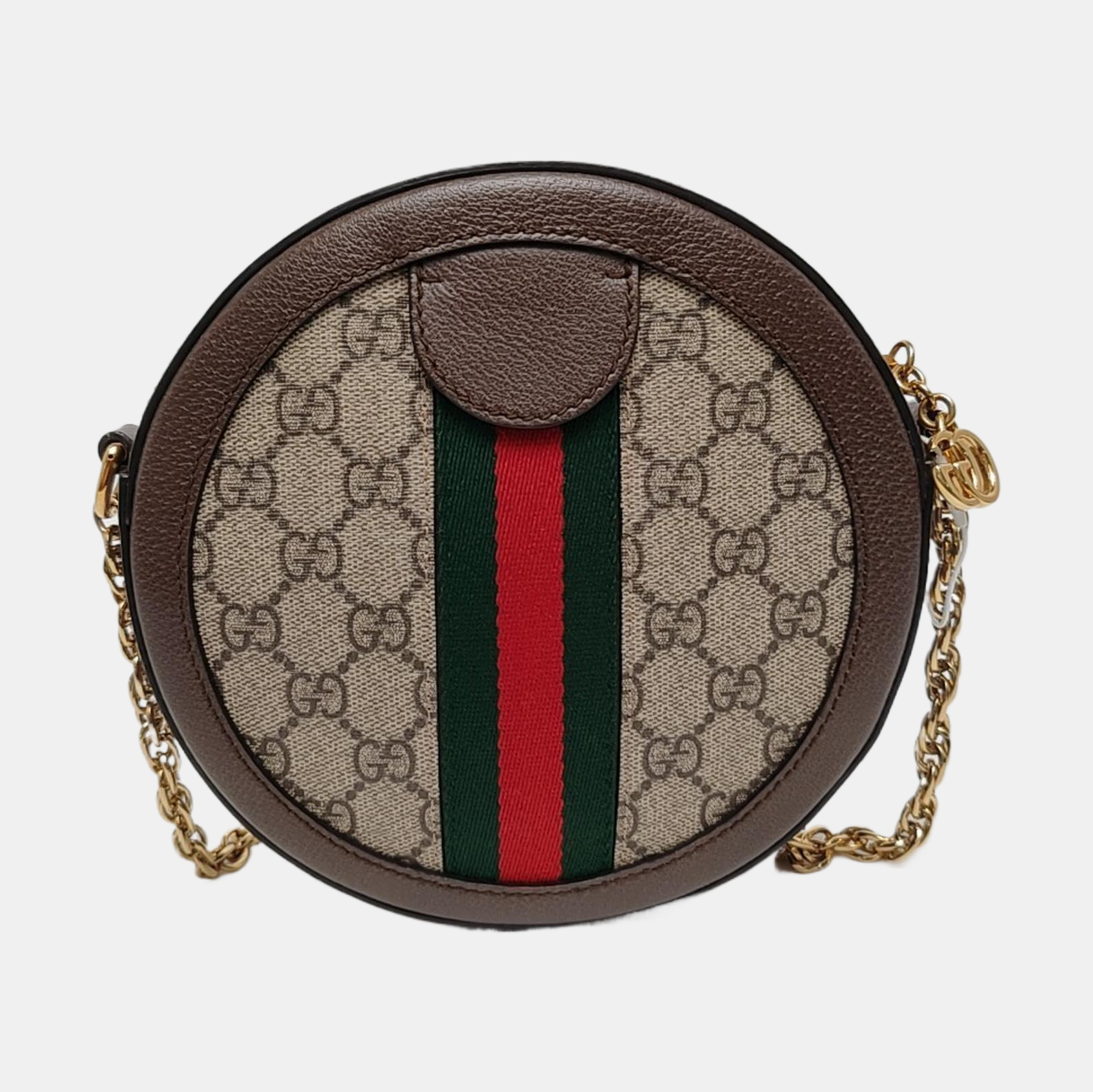 Ophidia Mini Monogram Lona Revestida Beige