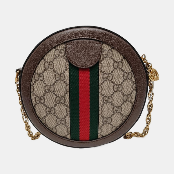 Ophidia Mini Monogram Lona Revestida Beige