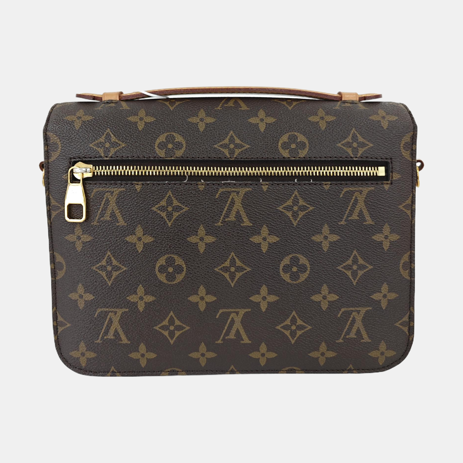 MÉTIS MM Monogram Coated Canvas Brown