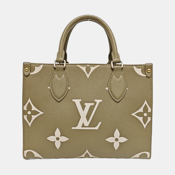 ONTHEGO PM Monogram Calfskin Green