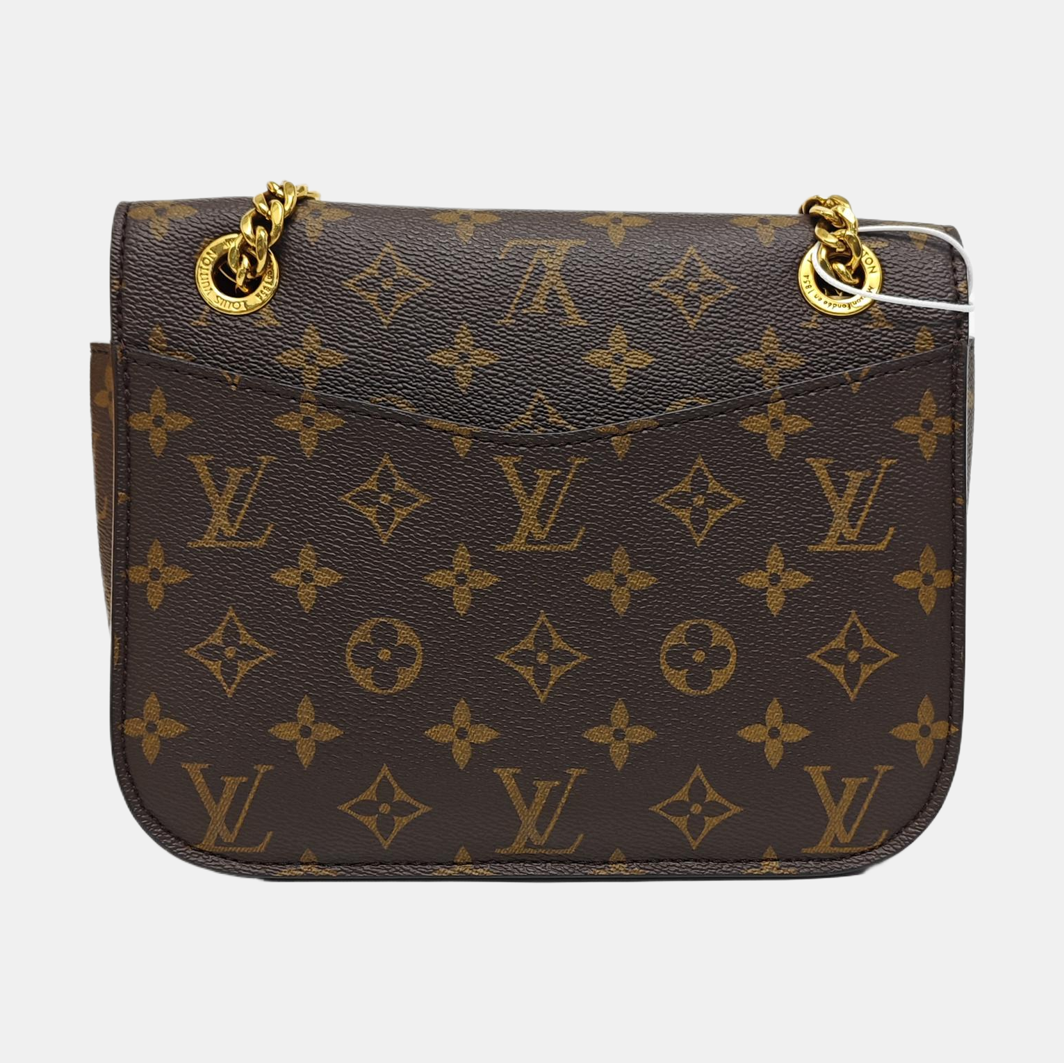 PASSY Monogram Coated Canvas Brown