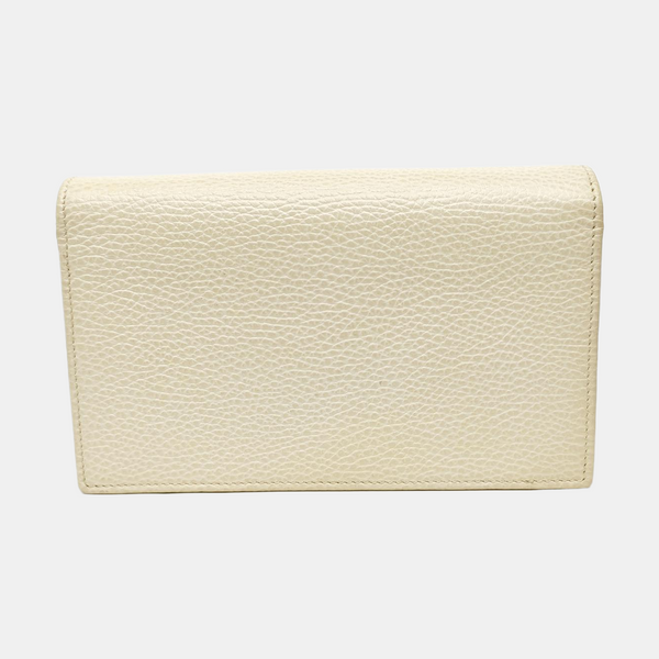 Interlocking G Small Calfskin Beige