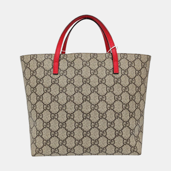 Children’s GG Bucket Monogram Coated Canvas Beige