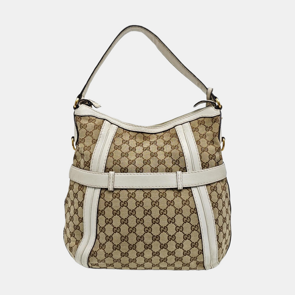 Monogram Canvas Tote Bag Brown