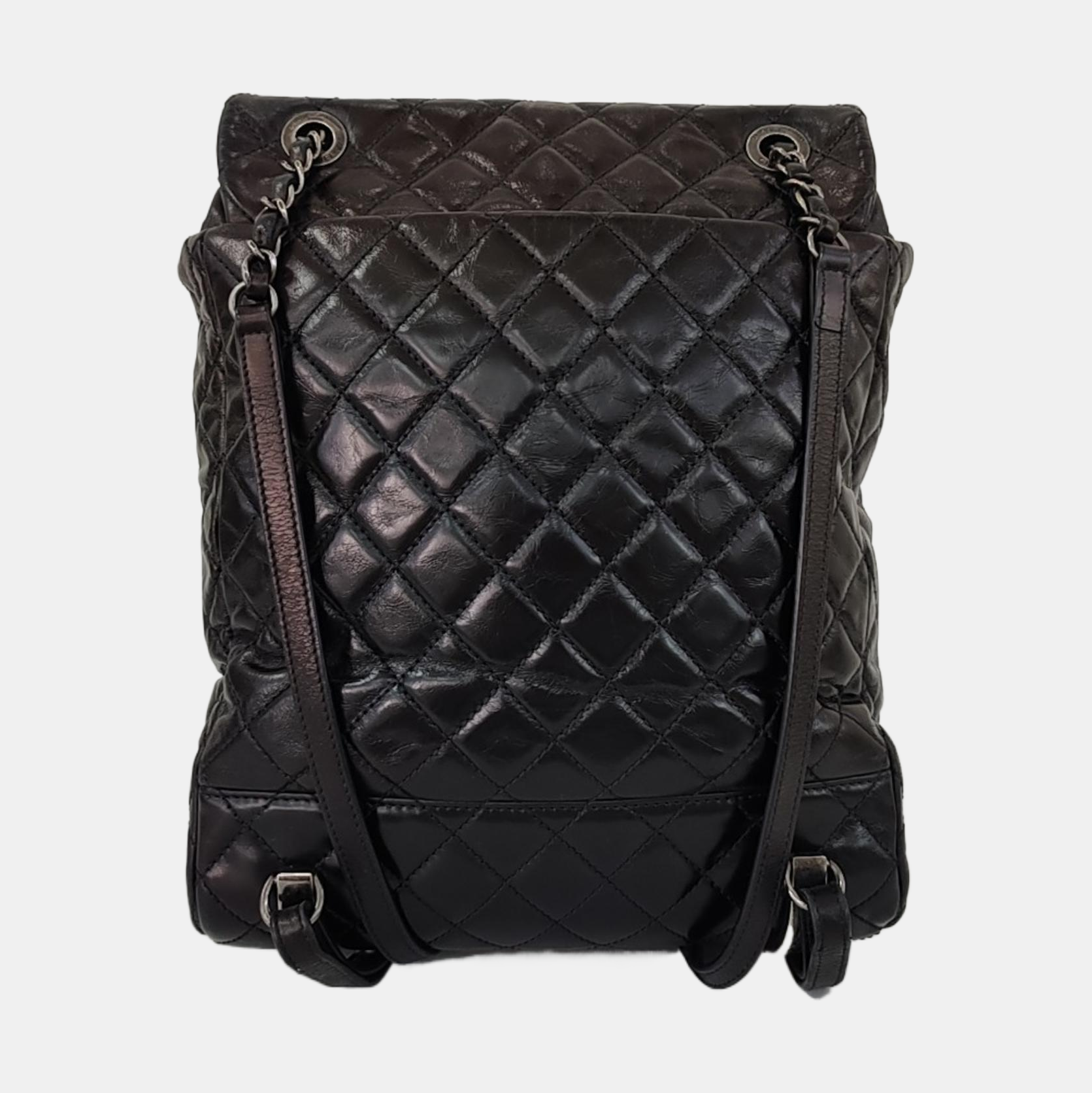 MOUNTAIN Quilted Calfskin Black