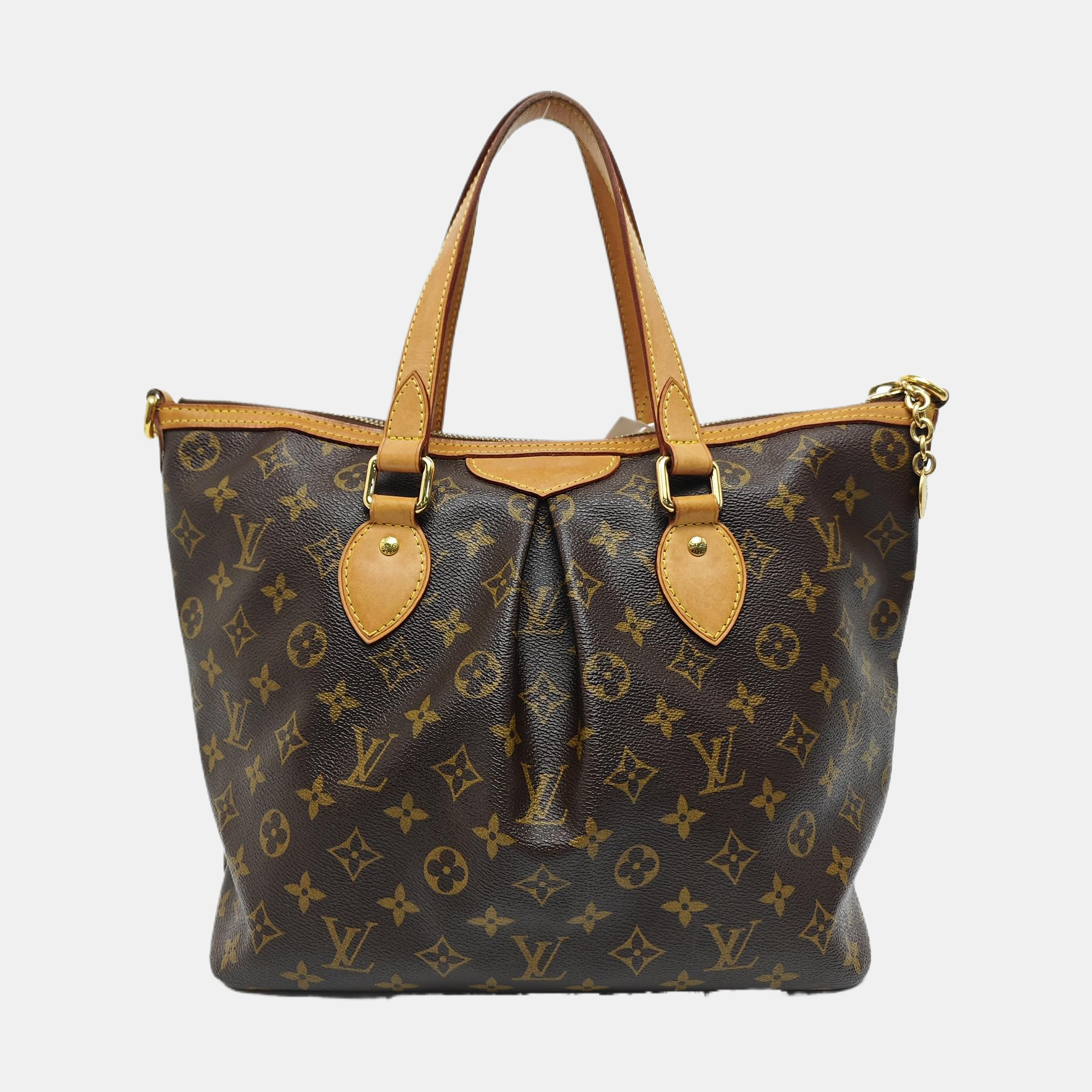PALERMO PM Monogram Coated Canvas Brown