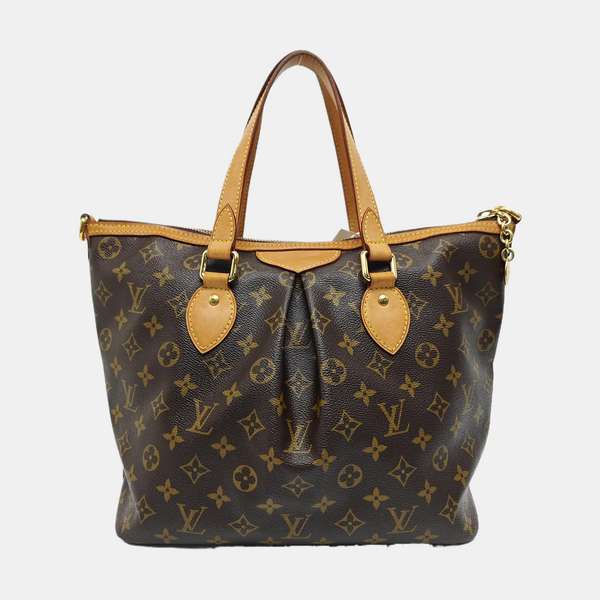 PALERMO PM Monogram Coated Canvas Brown
