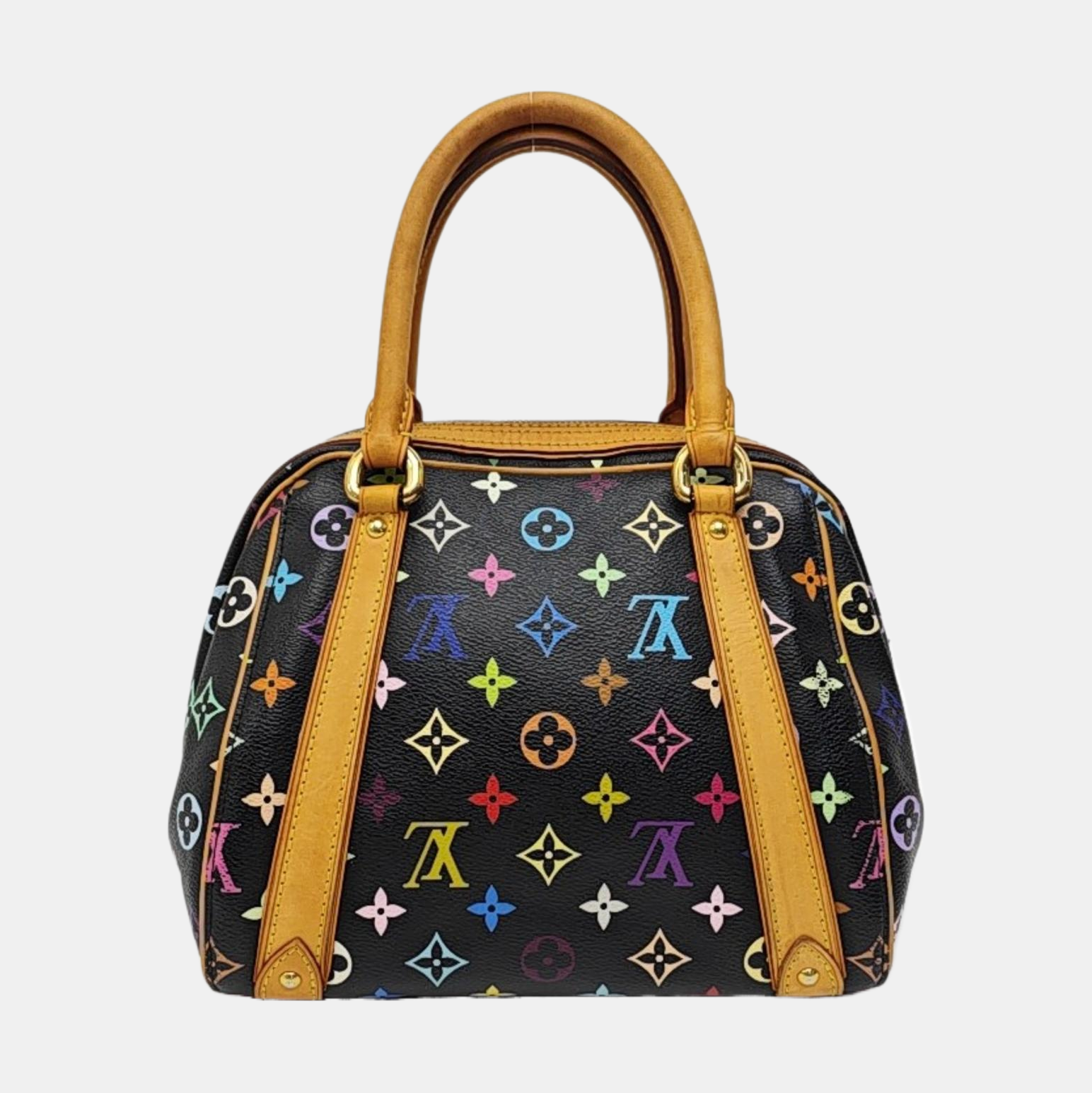 LV × TM PRISCILLA Monogram Coated Canvas Black