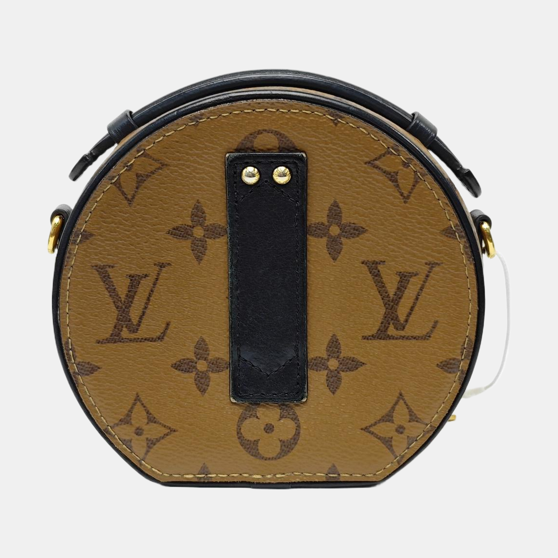 BOITE CHAPEAU Mini Monogram Coated Canvas Brown