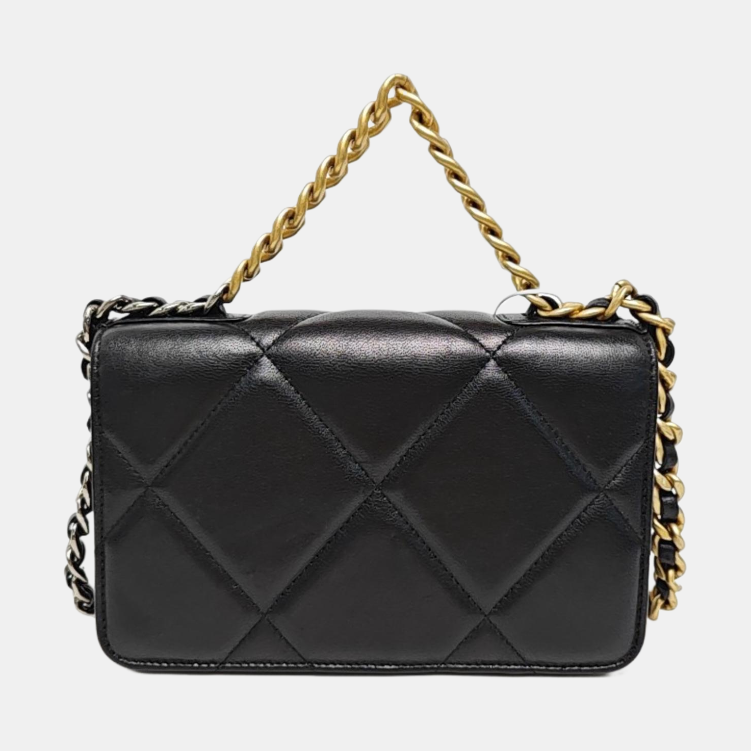 CHANEL 19 WOC Quilted Lambskin Black