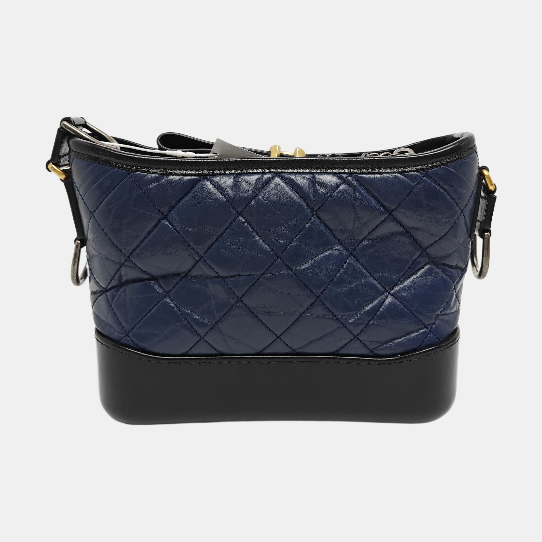 Authenticated pre-owned  GABRIELLE Quilted Calfskin Blue - Shoulder Bag at Looply