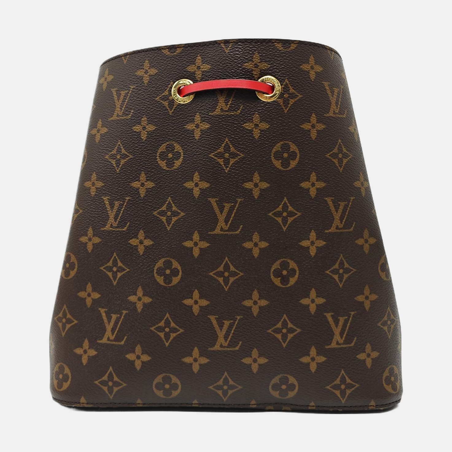 NÉONOÉ MM Monogram Coated Canvas Brown