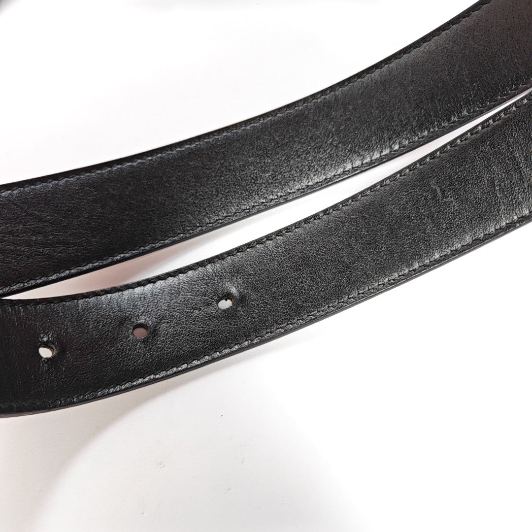 Coated Canvas Belt Brown
