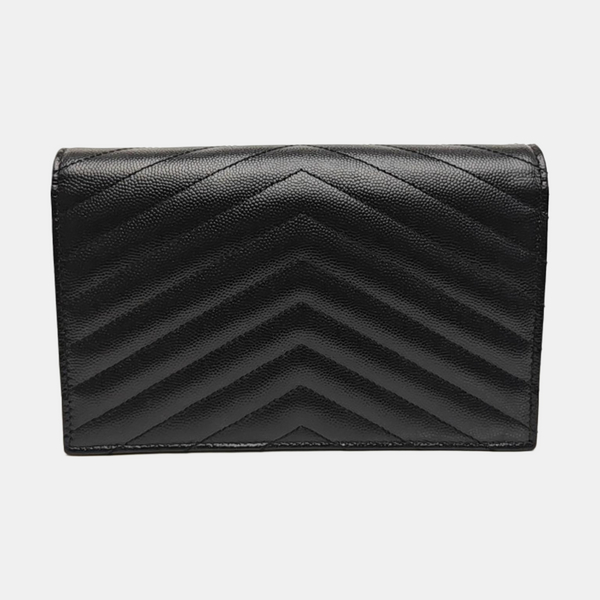 MONOGRAM WOC Chevron Calfskin Black