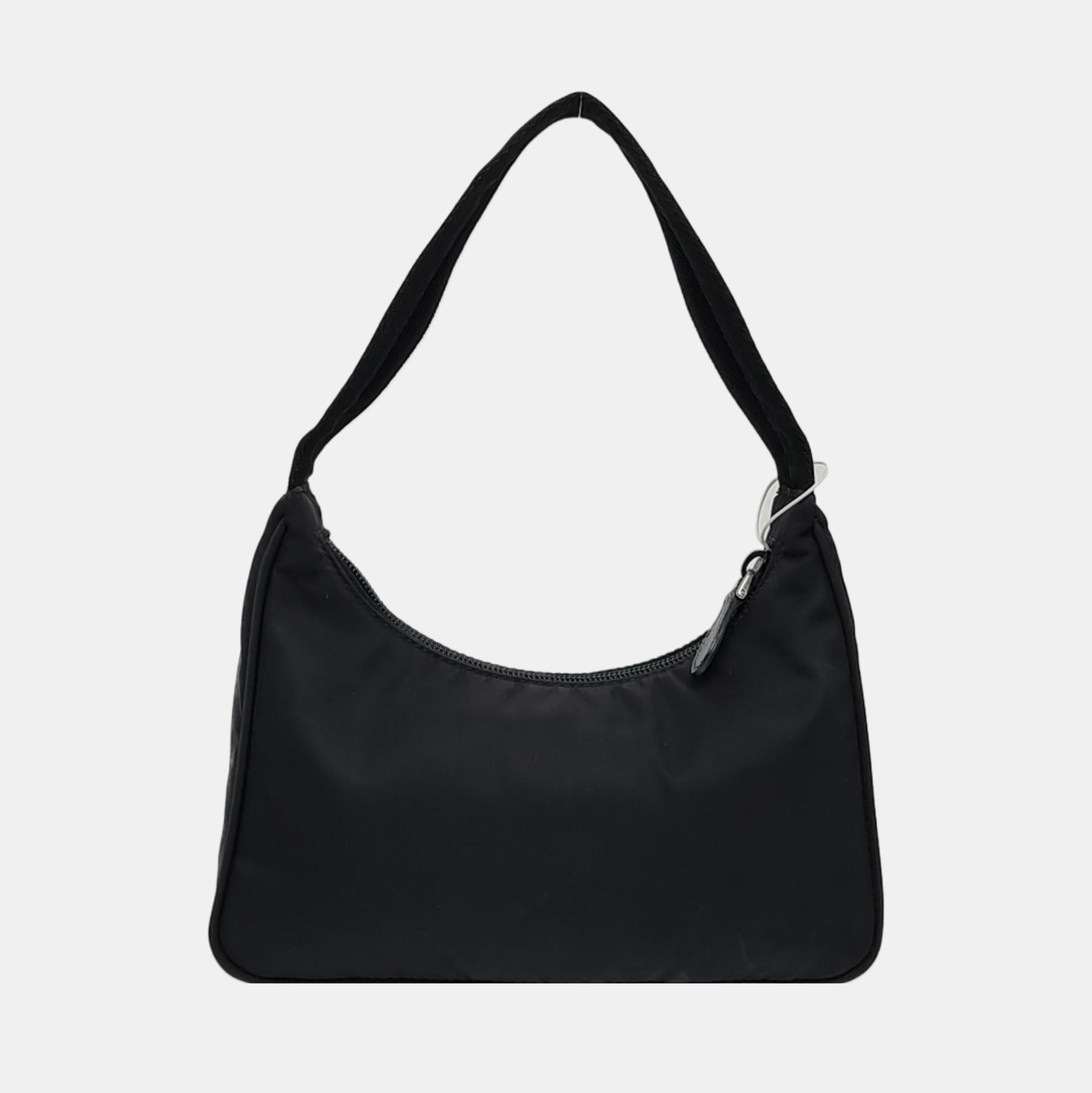 Authenticated pre-owned  Re-Edition2000 Mini Nylon Black - Top Handle Bag at Looply