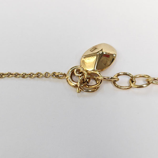 Dior Oblique Metal Gold Necklace