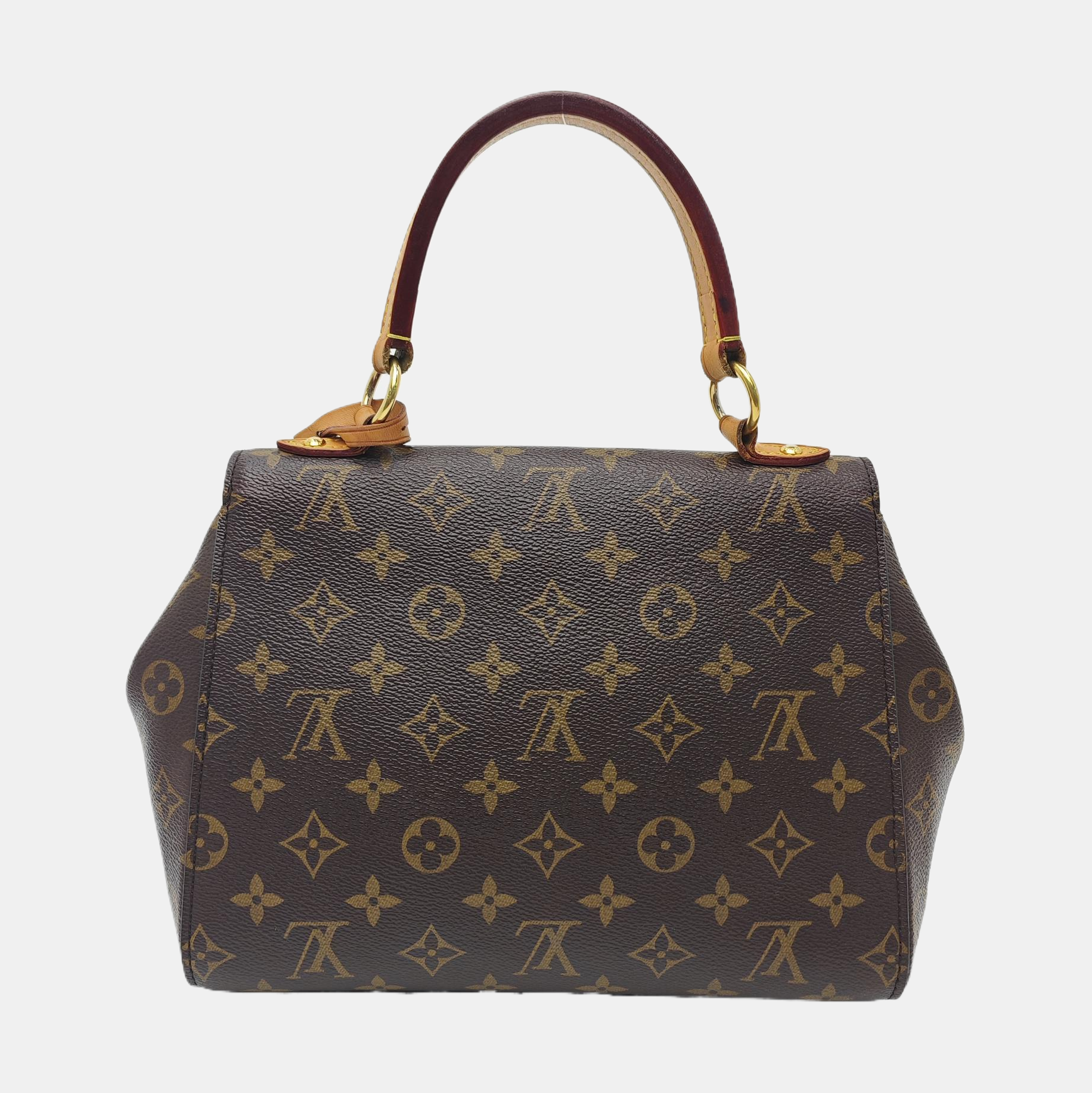 CLUNY PM Monogram Coated Canvas Brown