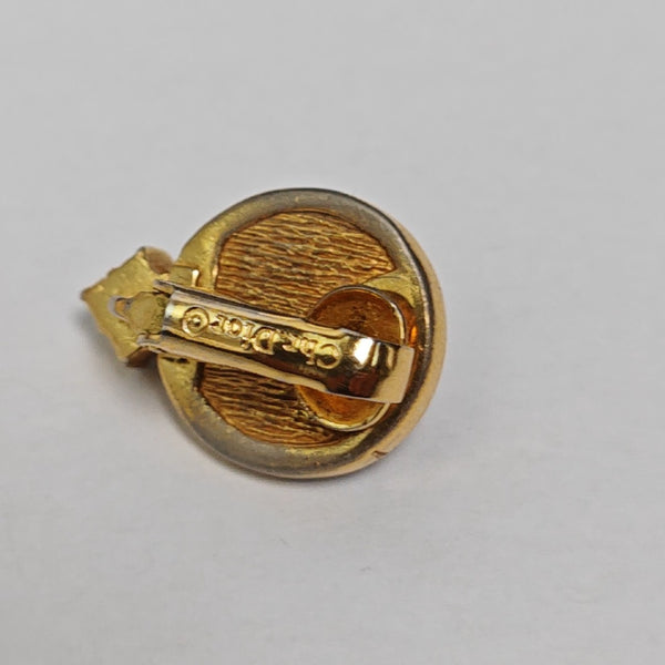 Metal White Clip On Earrings