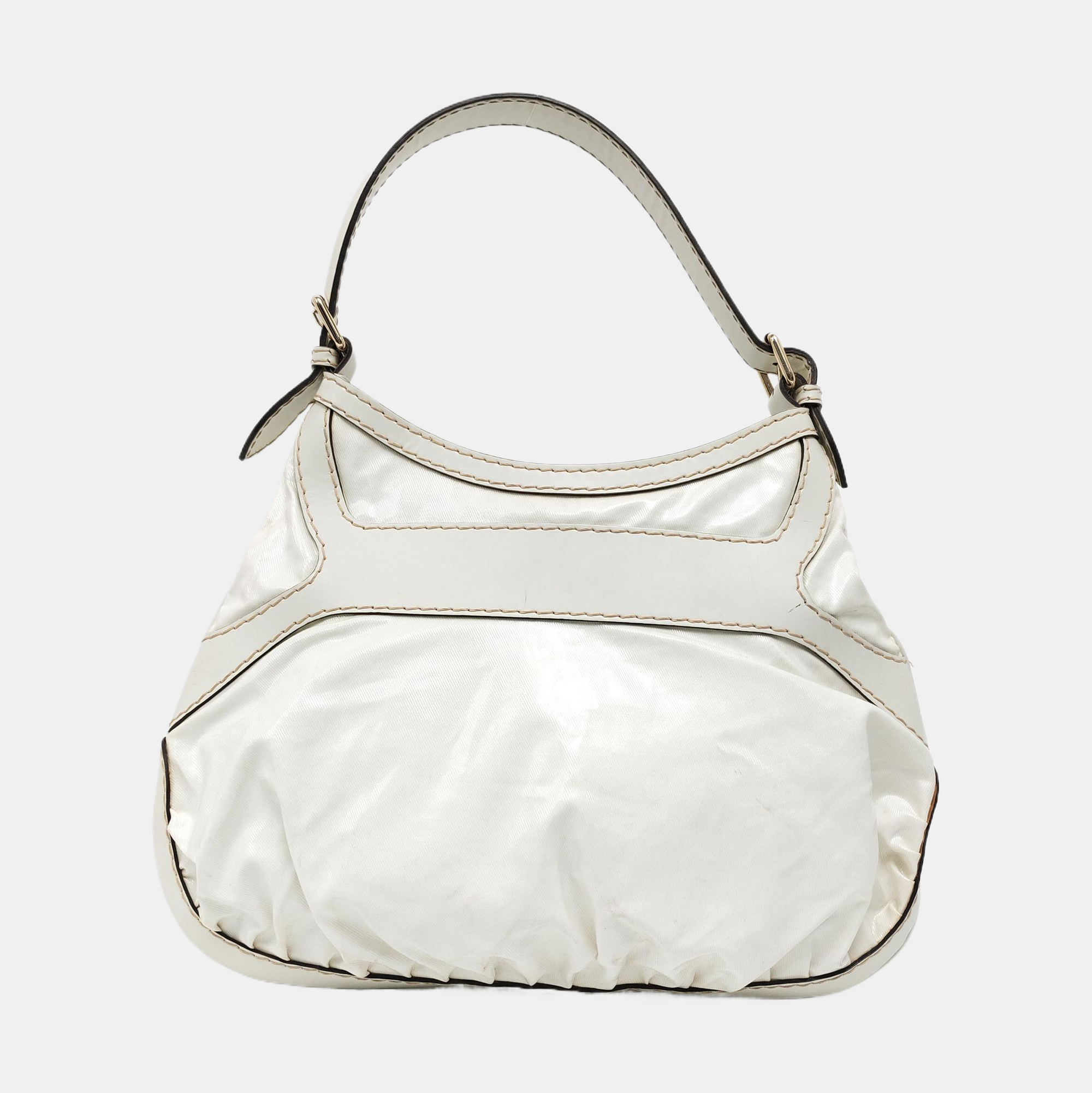 Queen Coated Canvas White