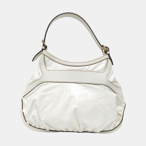 Queen Coated Canvas White