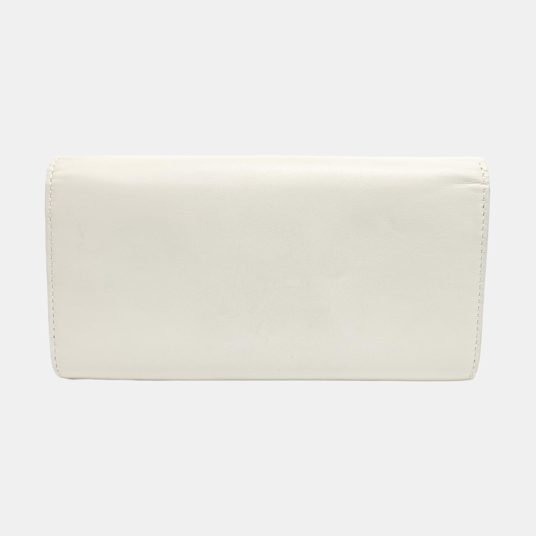 Calfskin Wallet White