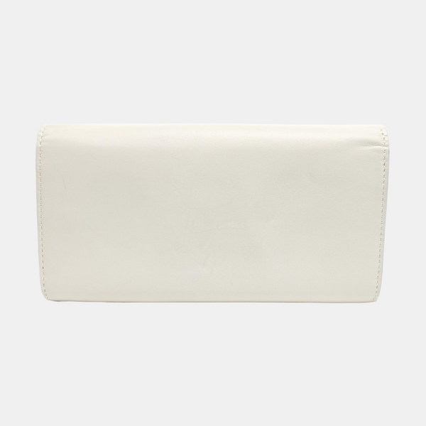 Calfskin Wallet White
