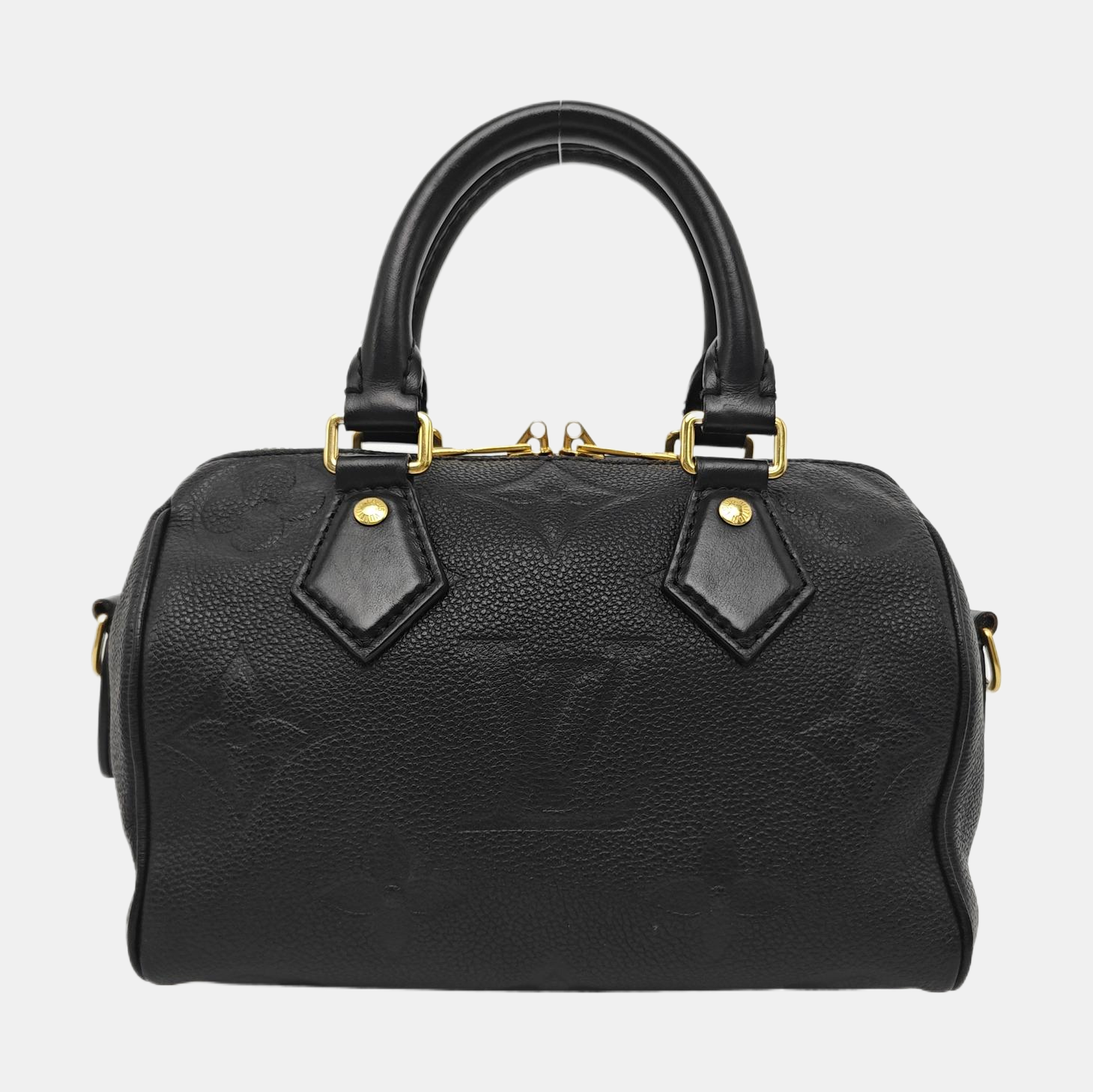 SPEEDY 20 Monogram Calfskin Black