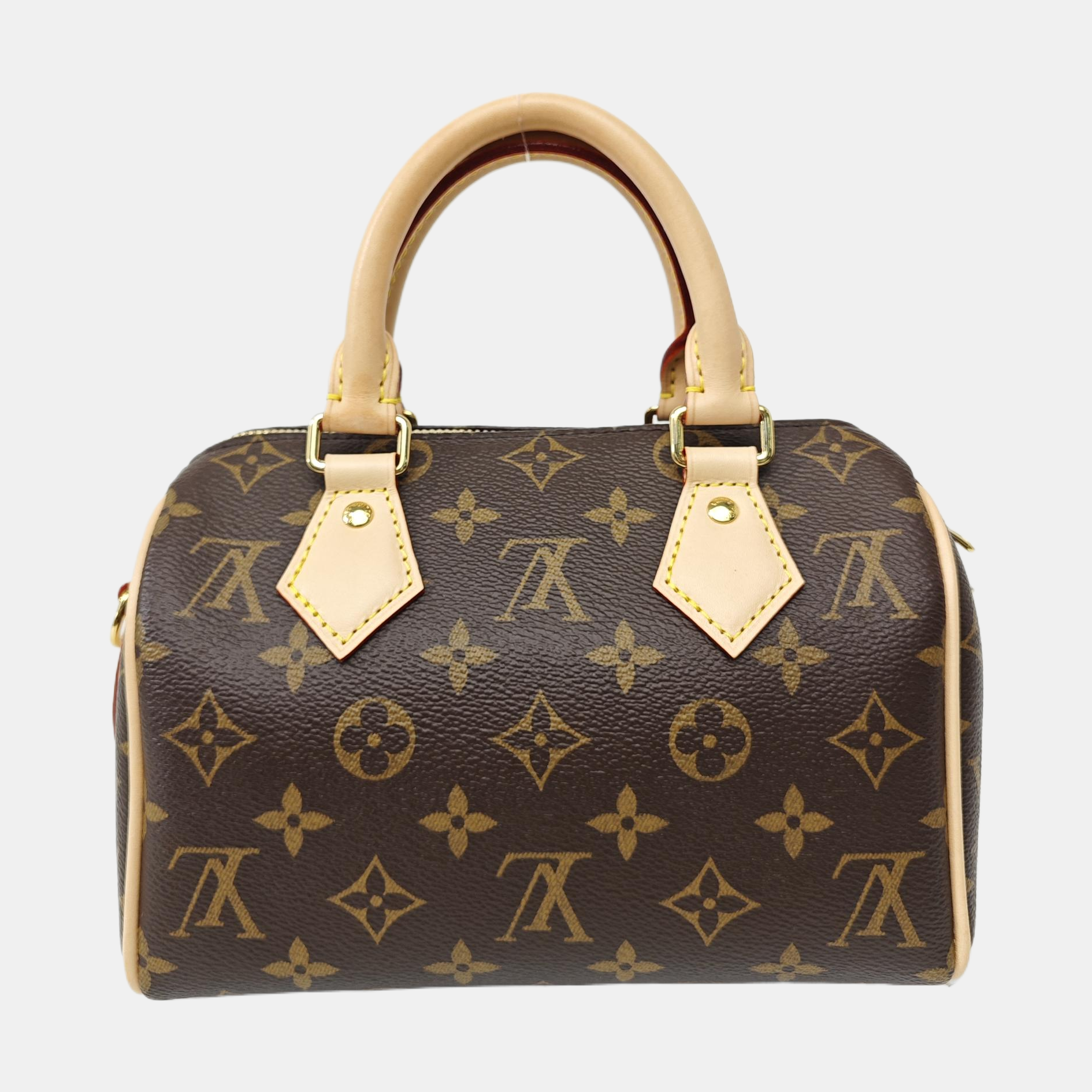 SPEEDY 20 Monogram Coated Canvas Brown