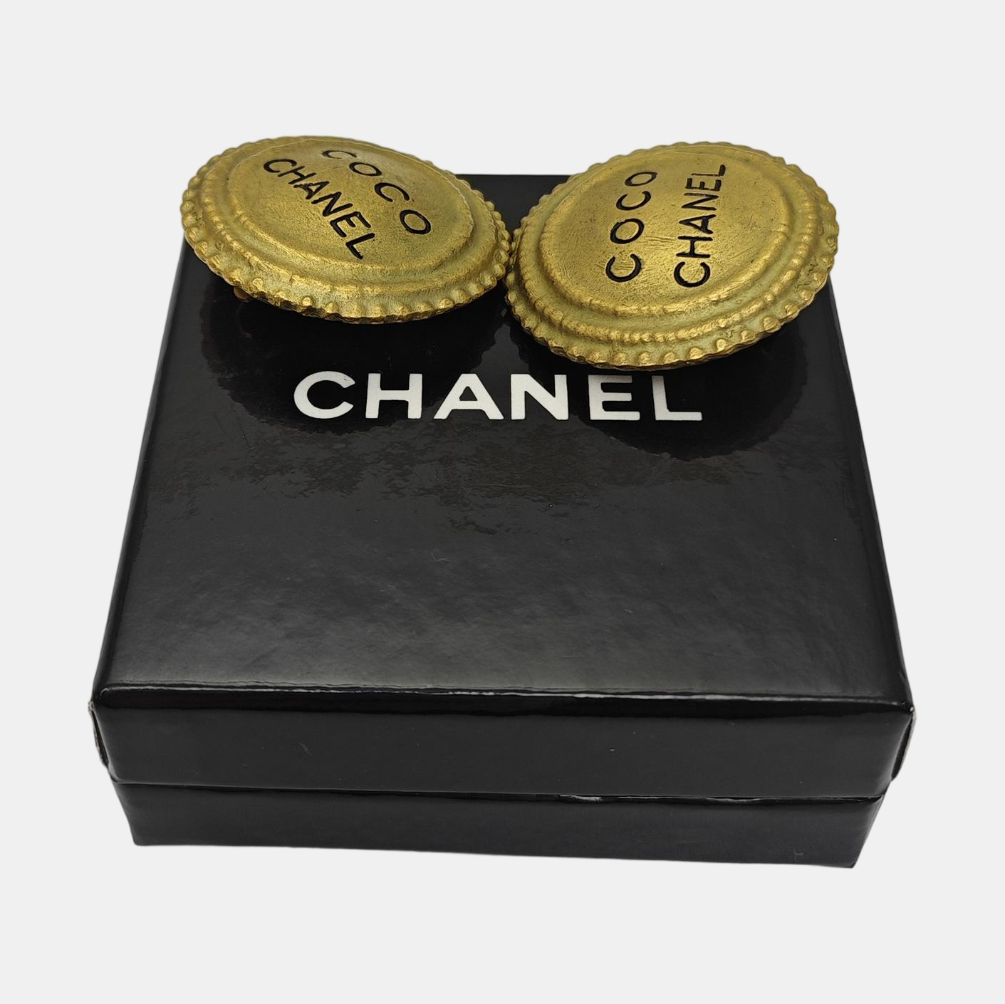 Metal Gold Clip On Earrings