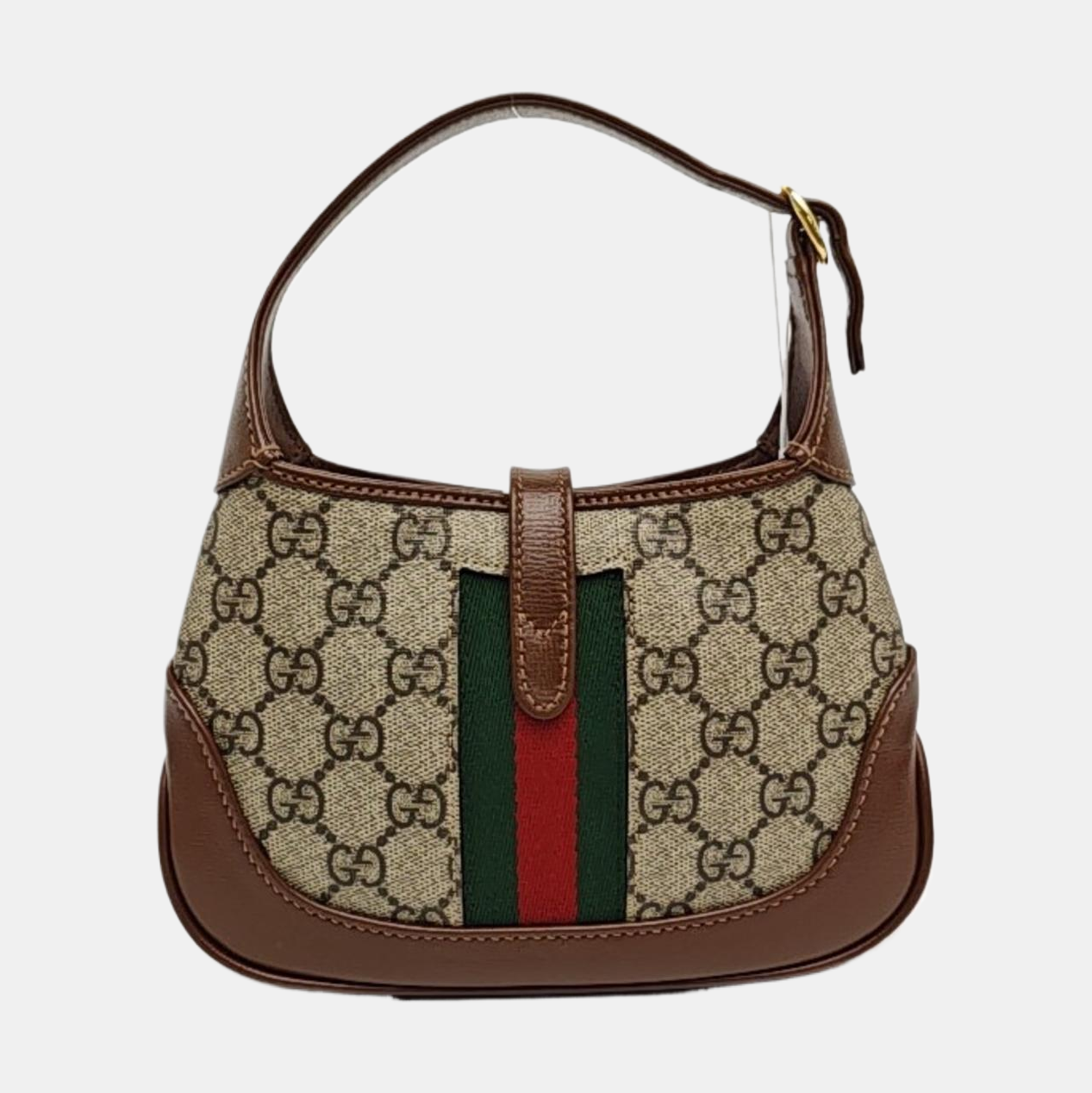 Jackie 1961 Mini Monogram Coated Canvas Beige