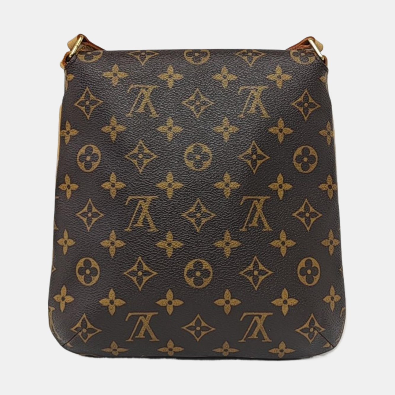 MUSETTE TANGO Monogram Coated Canvas Brown