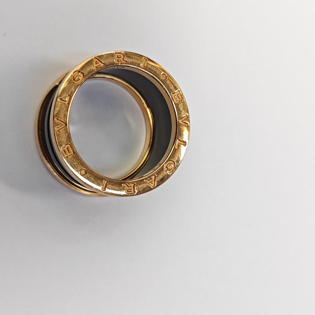B.ZERO1 18k Rose Gold Ring EU 54