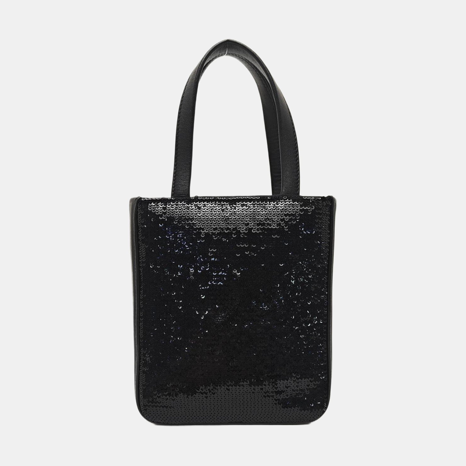 Sequins Tote Bag Black