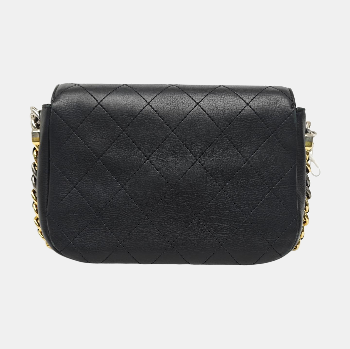 Quilted Calfskin Shoulder Bag Black