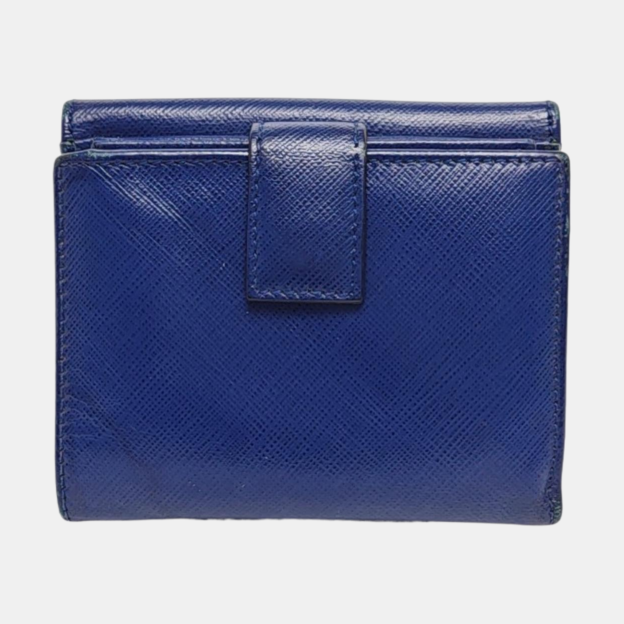 Vara Calfskin Blue Wallet