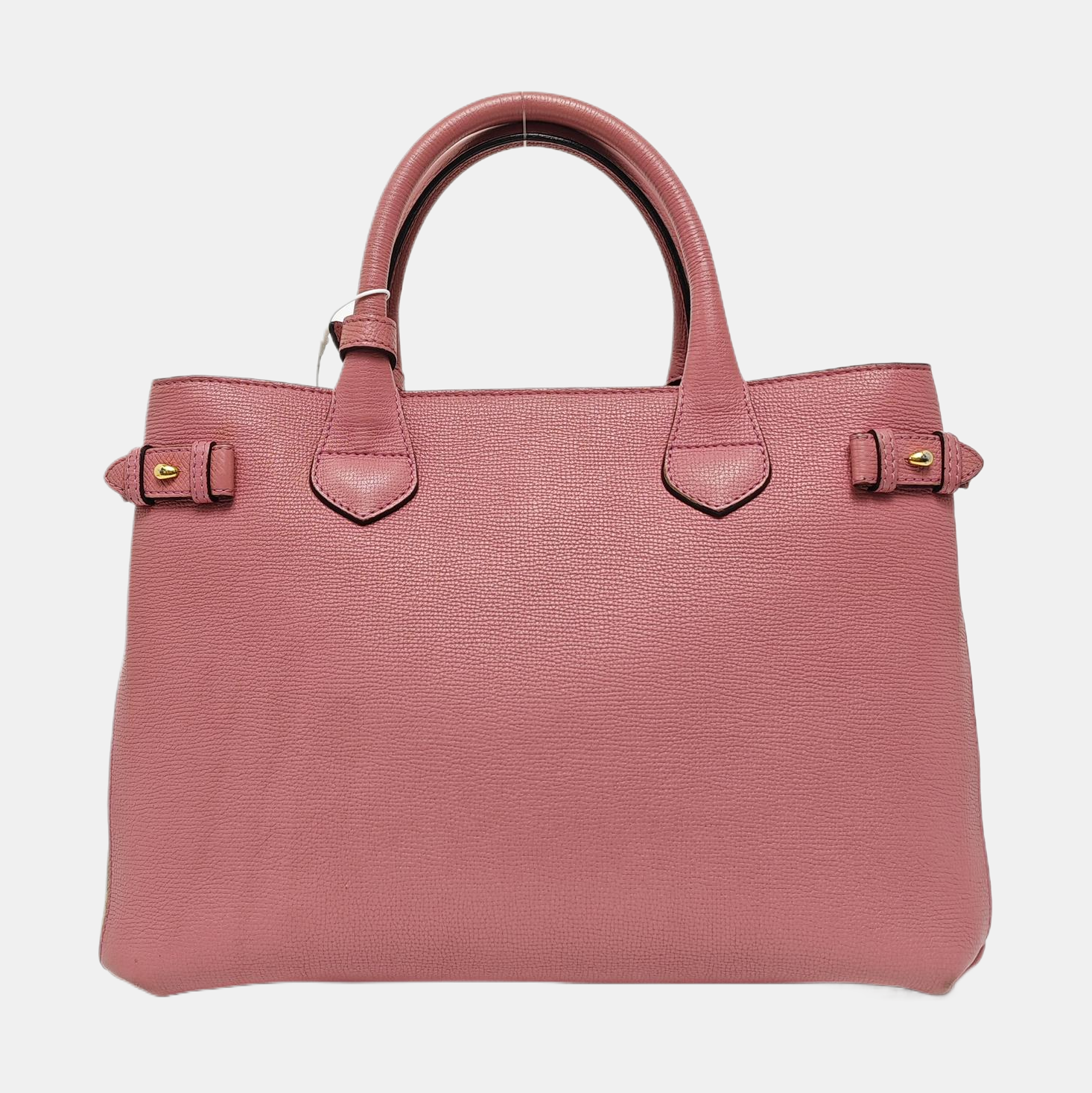 The Banner Medium Calfskin Pink