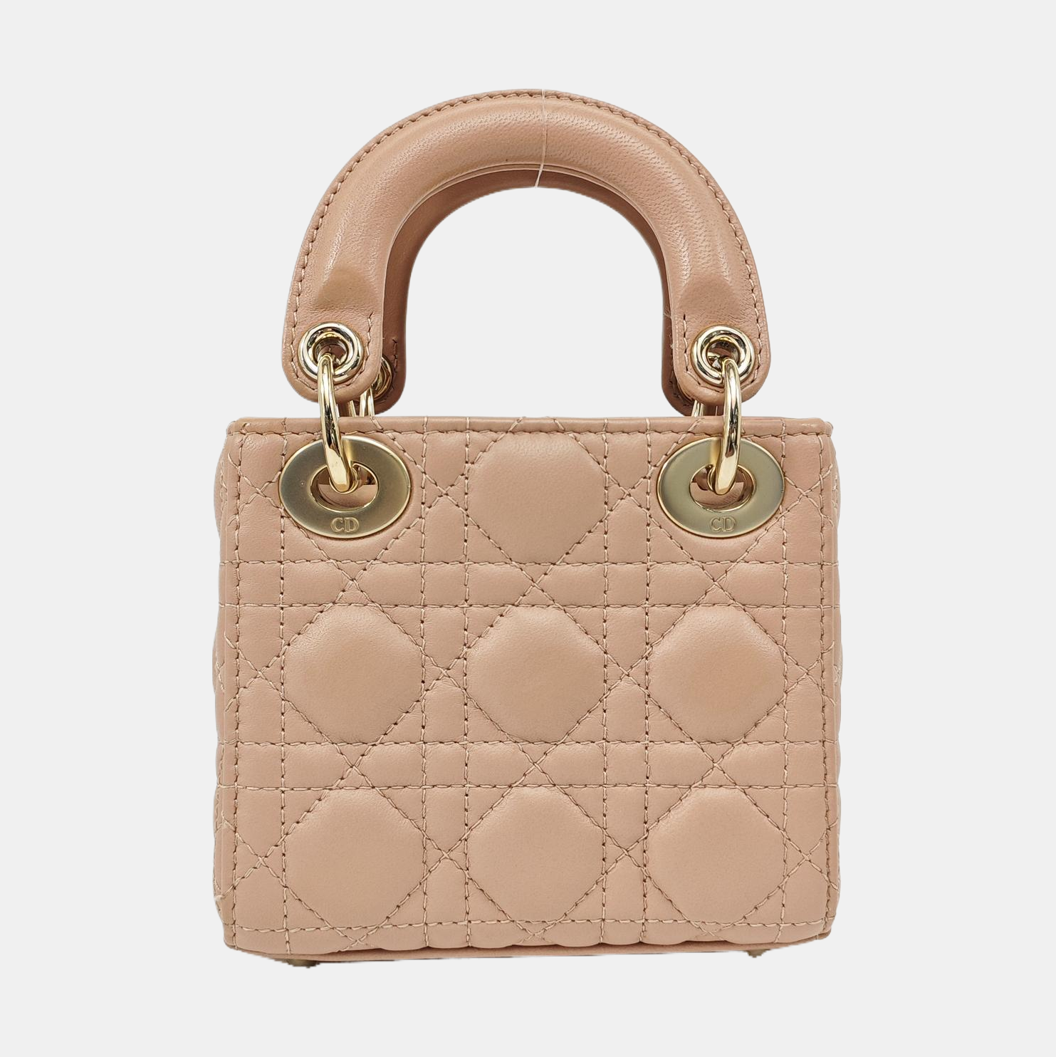Lady Dior Super Mini Cannage Lambskin Pink